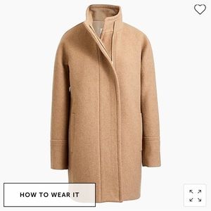 J. Crew City Coat, Size 4 (color Heather Acorn)